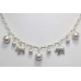 Women's 925 Sterling Silver Charms Chain Necklace Elephant 18 Inches